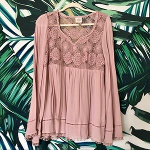 Knox Rose Flowy Pink Top